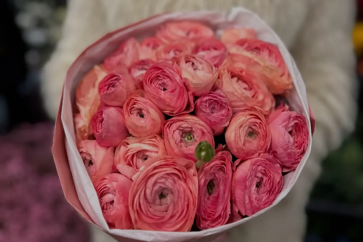 Różowy bukiet wyrażający czułość i delikatność uczuć